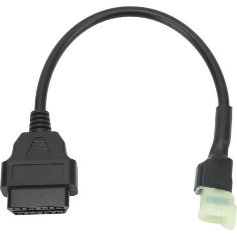 Câble adaptateur diagnostic OBD2 moto vers 4 broches K-Line ABS robuste pour Honda (1/4)