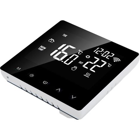 Thermostat WiFi ME81H pour Plancher Chauffant, Compatible avec Tuya Smart, Régulation Murale Chauffage Électrique 230V, Écran LCD Rétroéclairé