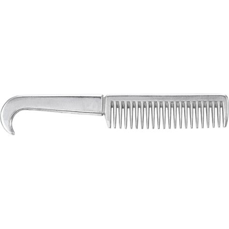 Peigne de cheval en alliage d'aluminium, queue de crinière, outil de toilettage en métal, 6,5 pouces/3,9 pouces, 3,5 pouces, 3,2 pouces (1/5)