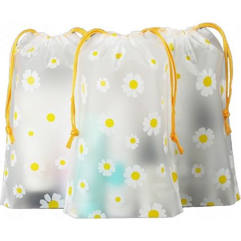 Set mit 10 Aufbewahrungsbeuteln, Schuhbeutel, multifunktionale transparente Reisekosmetiktasche (Schuhe nicht enthalten) (1/2)