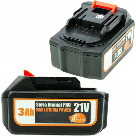 Rosfix Animal PRO Akku – Hochkapazitäts-Akku 3Ah 21V MAX Lithium Power Kompatibel mit Rosfix & Makita Professionelles Werkzeugzubehör