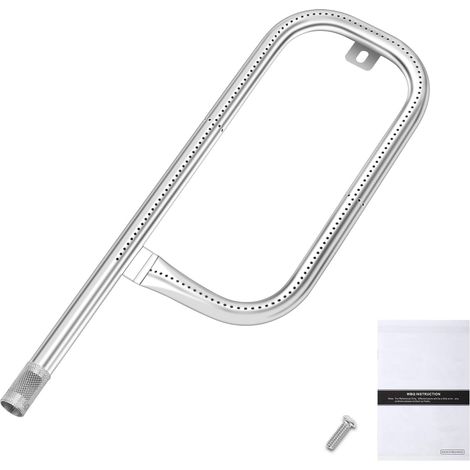 1 Tube brûleur,Acier inoxydable,43,2 cm,Vis incluse,Pour Weber Q100 Q1200 Baby Q (1/5)