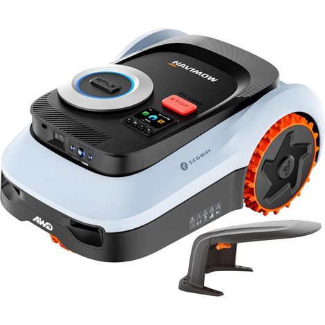Segway Navimow i210 LiDAR Pro Mähroboter mit Garage M für 1000 m² ohne Begrenzungskabel LiDAR+Vision+NRTK Xero-Turn AWD für 55 % Steigungen Auto-Kartierung (1/5)