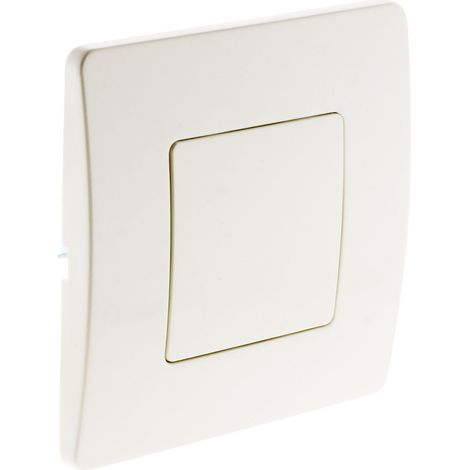 Zenitech – Plaque cache boîte 80x80 mm – blanc – installation facile avec vis et griffes – finition esthétique pour installations électriques (1/4)