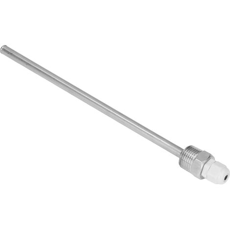 Gaine de thermomètre en acier inoxydable, étanche IP68, 213 mm, M12, adaptée aux capteurs de température à énergie solaire. (1/5)