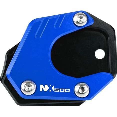 (Nx500) Compatible pour HONDA NX500 NX400 NX 500 400 2023 2024 2025 Pied de moto Support latéral Plaque de protection Béquille Agrandisseur Extension de support maxpower (1/4)