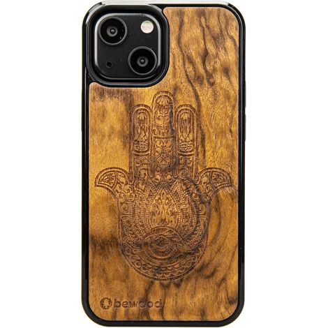 Custodia in legno HAMSA IMBUIA per iPhone 13 Mini (1/3)