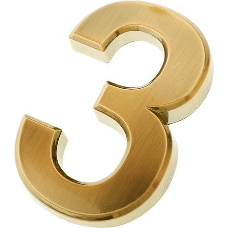 Numéro de maison, aspect flottant, facile à installer, numéro (1/5)
