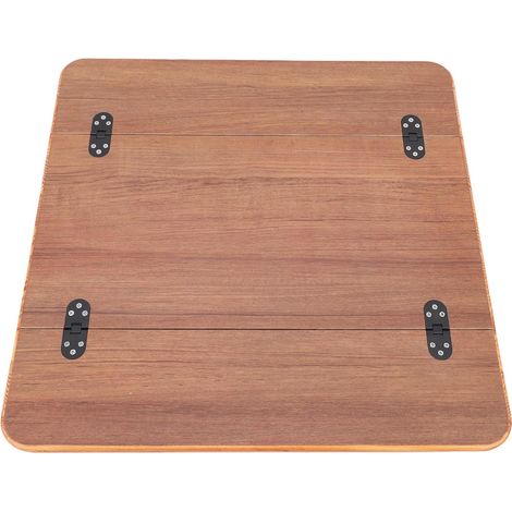 Plateau de Table Pliable pour Camping-Car, Finition Revêtue en Bois Massif, Grande Surface élégante, Espace de Travail pour Salle à Manger, Bateau, Yacht Marin, ((595x580mm/23,43x22,83 (1/5)