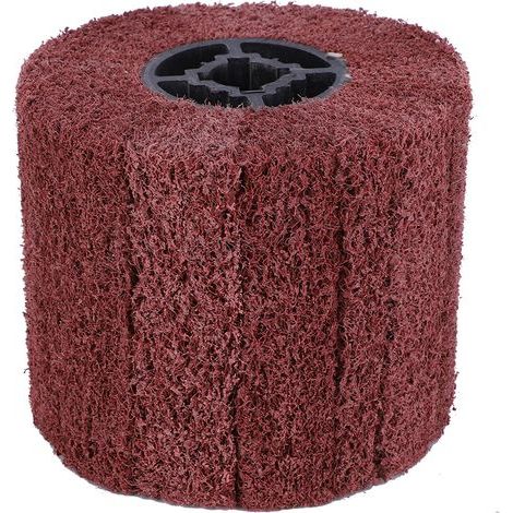 Disque de polissage caoutchouc pour métaux, brosse à lamelles pour acier inoxydable, aluminium et fer - Grain 180 (1/5)