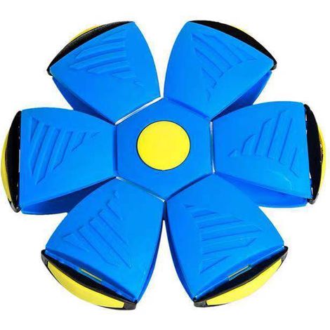 Disque volant lumineux pour chien bleu jouet pour chiot et animal compagnie extérieur et intérieur