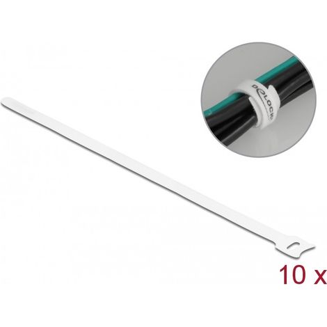 Ruban adhésif delock 19524 réutilisable velcro 300 mm