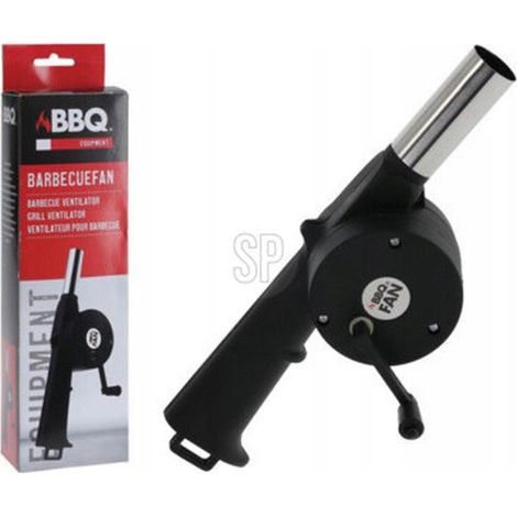 bbq Souffleur d'air barbecue noir 24x8x8 cm léger (1/2)