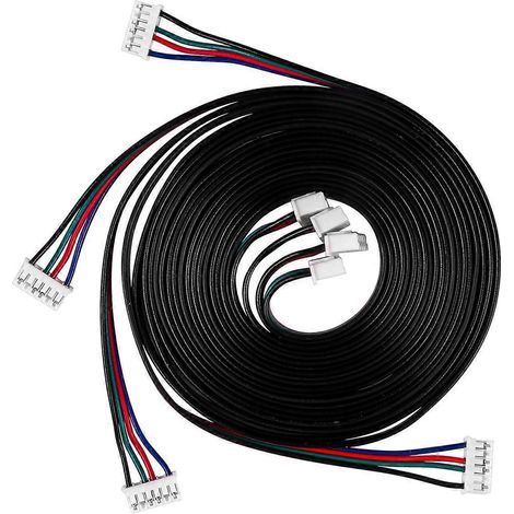 UEETEK 4er-Pack Schrittmotorkabel (4 x 1 m), HX2.54 4-Pin-auf-6-Pin-Stecker, 3D-Druckerzubehör (1/3)