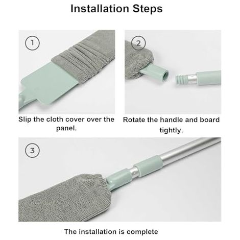 Aspirateur rétractable - Outil de dépoussiérage fin - Plumeau manuel (1/5)