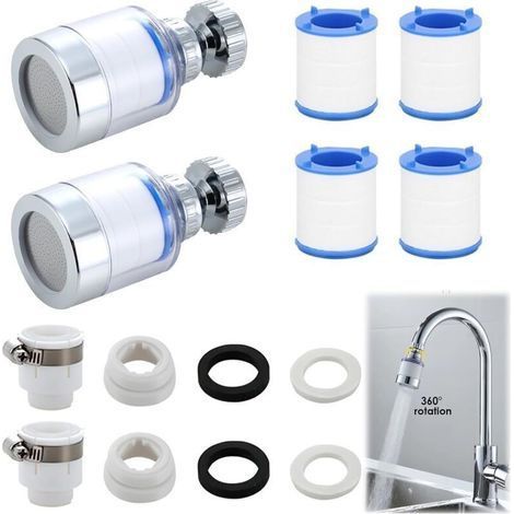 Black Wall-Mounted Tap, Cold Water Tap, Stainless Steel Water Saver for Bathroom, Sink, Balcony, Kitchen (Silver) (1/5)