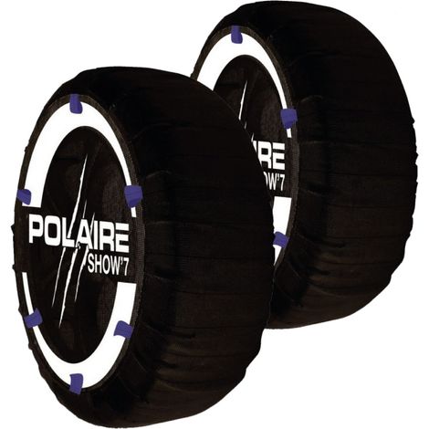 Chaussettes à neige S54 – Chaînes textiles renforcées pour VL, 4x4, SUV – Montage rapide en 10 min – Norme B26/EAN 1662 – Polaire