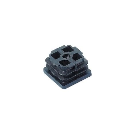 Embout carré rentrant à ailettes - Pour tube de section : 30 x 30 mm - Filetage : M10 - ITAR (1/2)