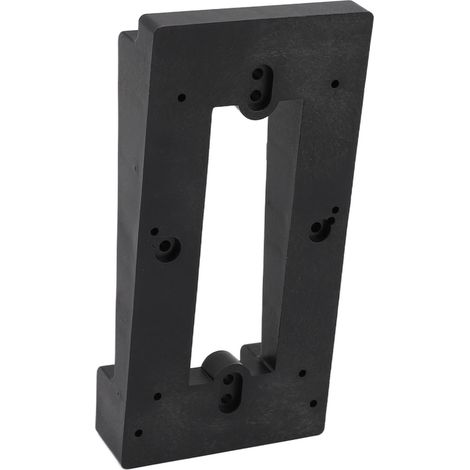 Support de fixation multifonctionnel, souple et universel pour interphone vidéo, compatible avec la plupart des sonnettes de porte, noir. (1/5)