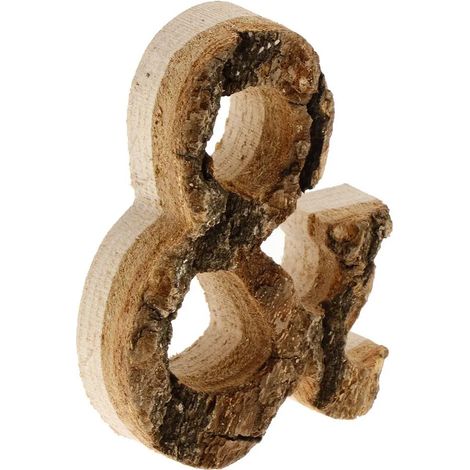 Lettre en bois sculptée pour l'adresse, le nom et le panneau de porte. (1/5)