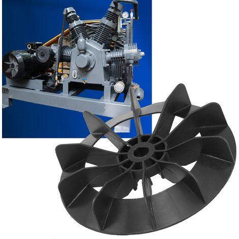 Pale de ventilateur pour compresseur d'air, moteur en ligne, arbre de 14mm, diamètre extérieur 150mm, type à billes