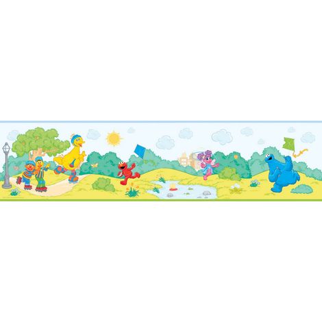 Frise auto-adhésive Sesame Street - 22.86 cm x 4.57 m (1/5)