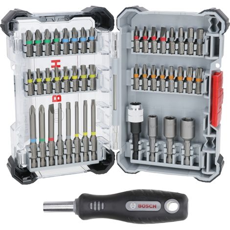 Coffret di avvitamento 44 pcs + manico - BOSCH - 2607017733