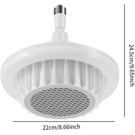 NALOOKAMIC Chauffage de plafond pour salle de bain, ventilateur de chauffage de plafond, 600 W, avec protection contre,Gris (1/3)