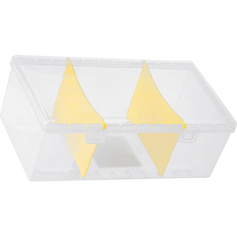 Conteneur de stockage de petits articles, rectangulaire, empilable, diviseurs de bureau polyvalents, boîte porte-maquillage avec couvercle (1/5)
