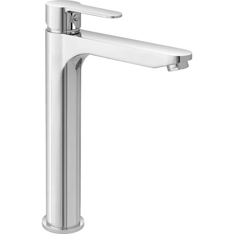Miscelatore lavabo alto cromato completo di piletta click clack Zoe (1/5)