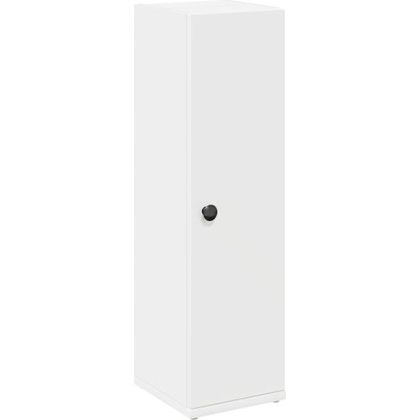 Meuble de salle de bain,Armoire de bain avec porte-rouleau blanc 20,5x22x72 cm CFW168848 (1/5)