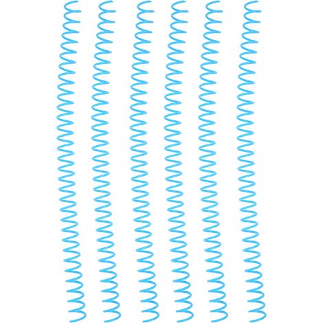 20-teiliges Spiralbindungsset mit großem Fassungsvermögen, 30 Löchern und 13 mm Durchmesser, blau (1/5)
