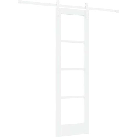 Maison Exclusive - Schiebetür ORKDAL Weiß 61 x 198,5 cm Massivhol