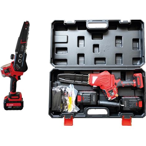 AIMA ITALY - Sega a batteria litio 21V 5,2AH - mod. GALGO Lama CARVING 18cm - PROFESSIONALE con valigetta (1/4)
