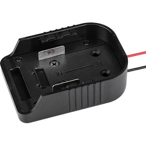 Adaptateur de roue motorisée pour batterie 18 V/14,4 V BL1850, connecteur de montage, support avec câble de calibre 12 AWG (1/5)
