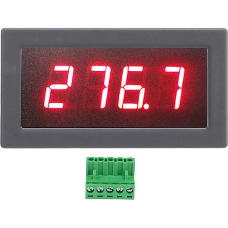 DC12V LED Moniteur de température numérique Jauge de compteur Industrie Celsius Fahrenheit Hygromètre Thermomètre -199,9-600 °C Plage avec alarme (1/5)