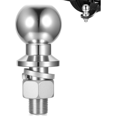 Boule Attelage Tracteur Tondeuse, 50 mm Boule d'attelage de Remorque, 3,5 Tonnes Boules d'Attelages Boulon à Tête Sphérique pour Attache Remorque Voiture Camions Tracteurs (1/5)