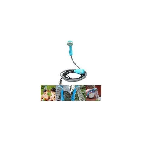 Douche Portable Camping - Douches de Randonnée Voyage - 12V Allume-cigare - Pommeau Douche Tuyau Pompe Douchette (1/4)