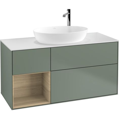 Villeroy & Boch F941PCGM Meuble sous-lavabo Finion F94 (1/2)