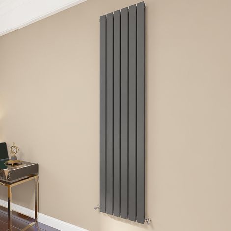 AICA Flat Panel Radiator 1800x408mm Central Heating Double Vertical Stylish Anthracite