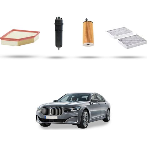 Kit tagliando 4 filtri compatibile con Bmw serie 7 (G11,G12) 725d 155kw dal 2017 (1/5)