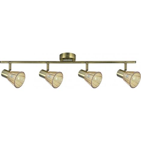 FAB 142194014  Regleta Cooper 4xe14 Cuero 16x69,5x8,5 Cm (1/3)