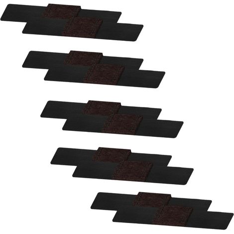 Coussins de Chaise Noirs Enveloppants Silencieux et Résistants à l'usure en Tissu 12 avec Fermeture Auto-agrippante Couleur Aléatoire pour Protection des Sols (1/5)
