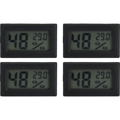 4-teiliges Mini-Digitalthermometer-Hygrometer für den Innenbereich TS-804-B (1/5)