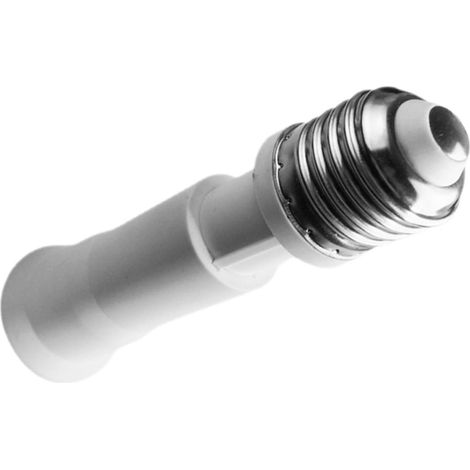Rallonge de Douille Ampoule E27 Extensible en Plastique et Métal Design Télescopique Réglable pour Installation Simple et Éclairage Extérieur (1/5)
