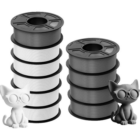Filamento para impresora 3D, de alta resistencia, compatible con la mayoría de las impresoras, PLA PLUS 5GY 5WT (1/2)