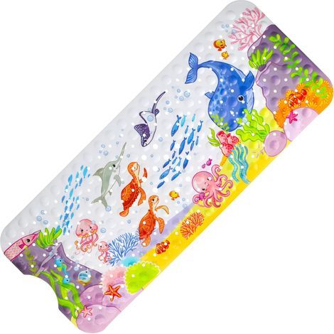 Non-slip bath mat for children, baby bath mat, children's bath mat, children's bath mat with suction cups for bathroom bathtub (1/5)