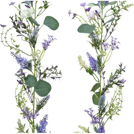 GHIRLANDA LAVANDA 8X8XH180CM IN 2 COLORI
