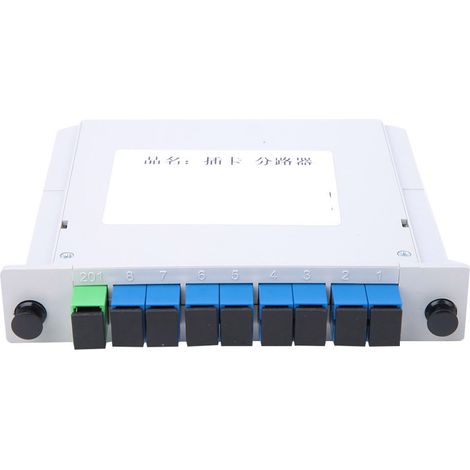 Répartiteur de fibre optique haute qualité 1x8 PLC pour systèmes de communication optique - Fournitures électriques (1/5)