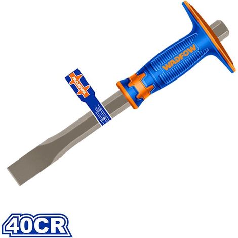 Cincel plano Wadfow 19x16mm 305mm acero 40Cr recubrimiento polvo (1/3)